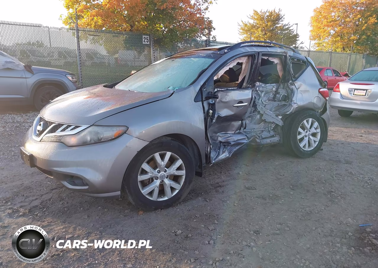 2011 Nissan Murano Sv VIN:JN8AZ1MW9BW162695 - 2