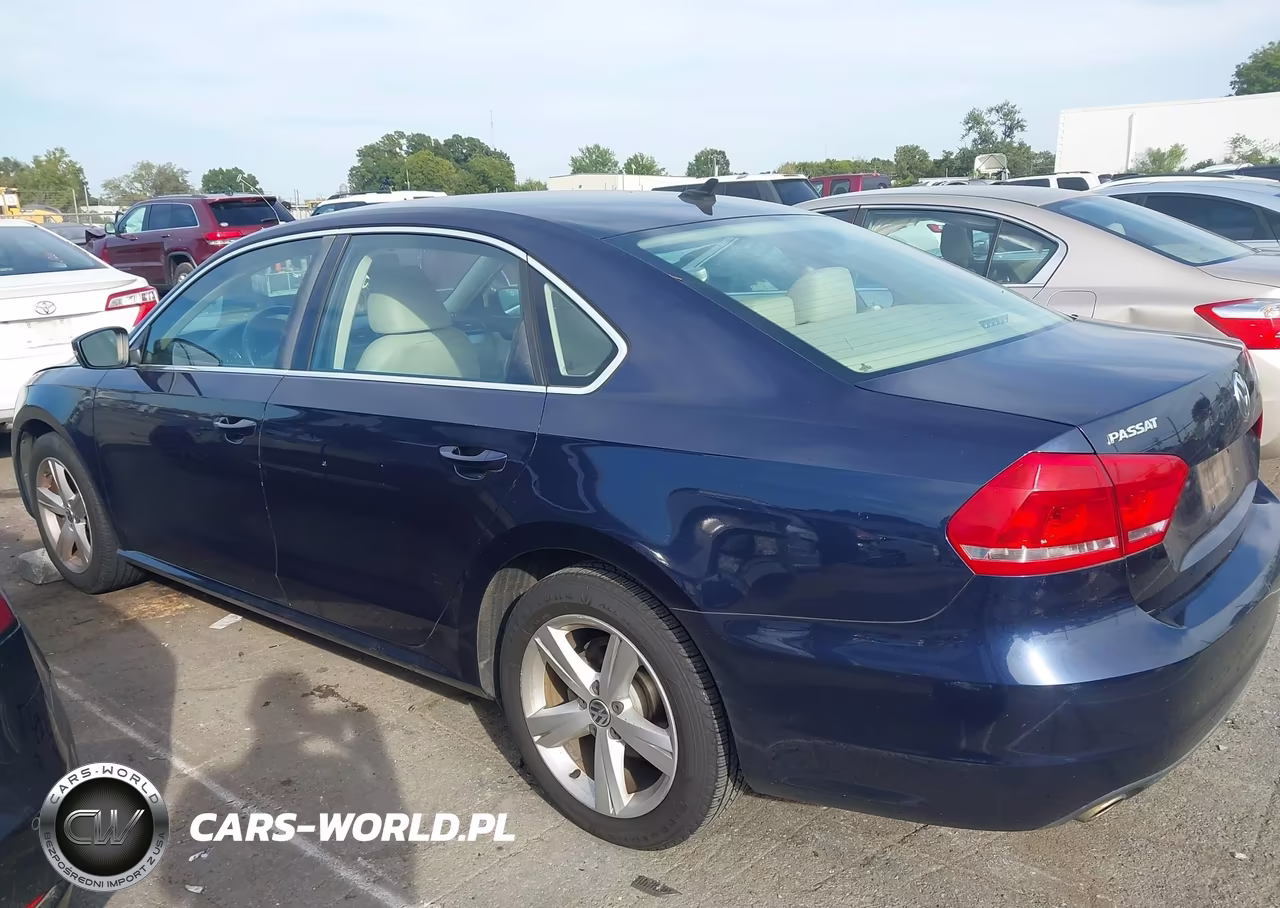 2013 Volkswagen Passat 2.5L Se VIN:1VWBH7A38DC000283 - 14