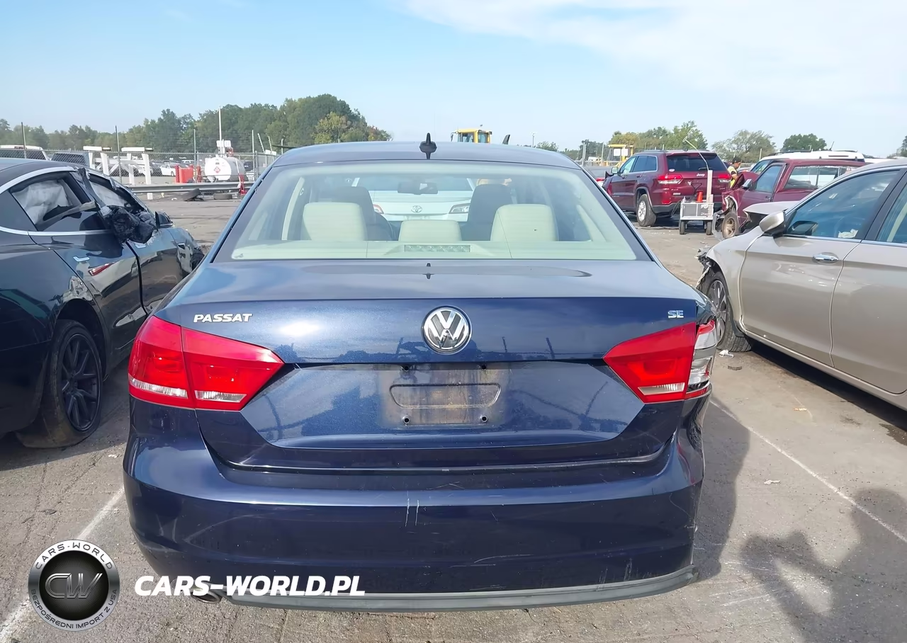 2013 Volkswagen Passat 2.5L Se VIN:1VWBH7A38DC000283 - 16