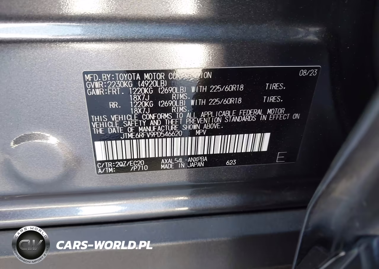 2023 Toyota Rav4 Hybrid Xse VIN:JTME6RFV9PD546620 - 9