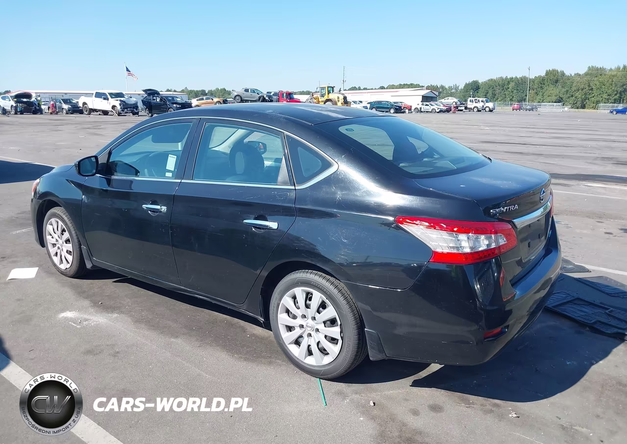 2014 Nissan Sentra Sv VIN:1N4AB7AP6EN855062 - 3