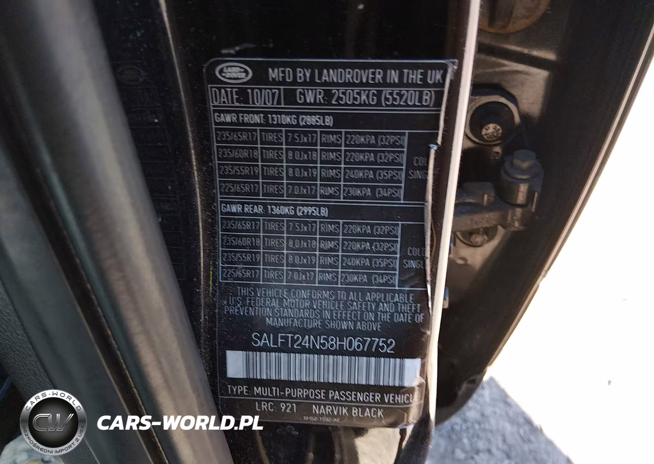 2008 Land Rover Lr2 Hse VIN:SALFT24N58H067752 - 9
