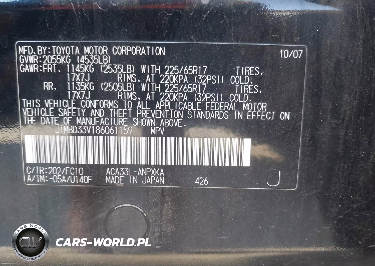 2008 Toyota Rav4 VIN:JTMBD33V186061159 - 9