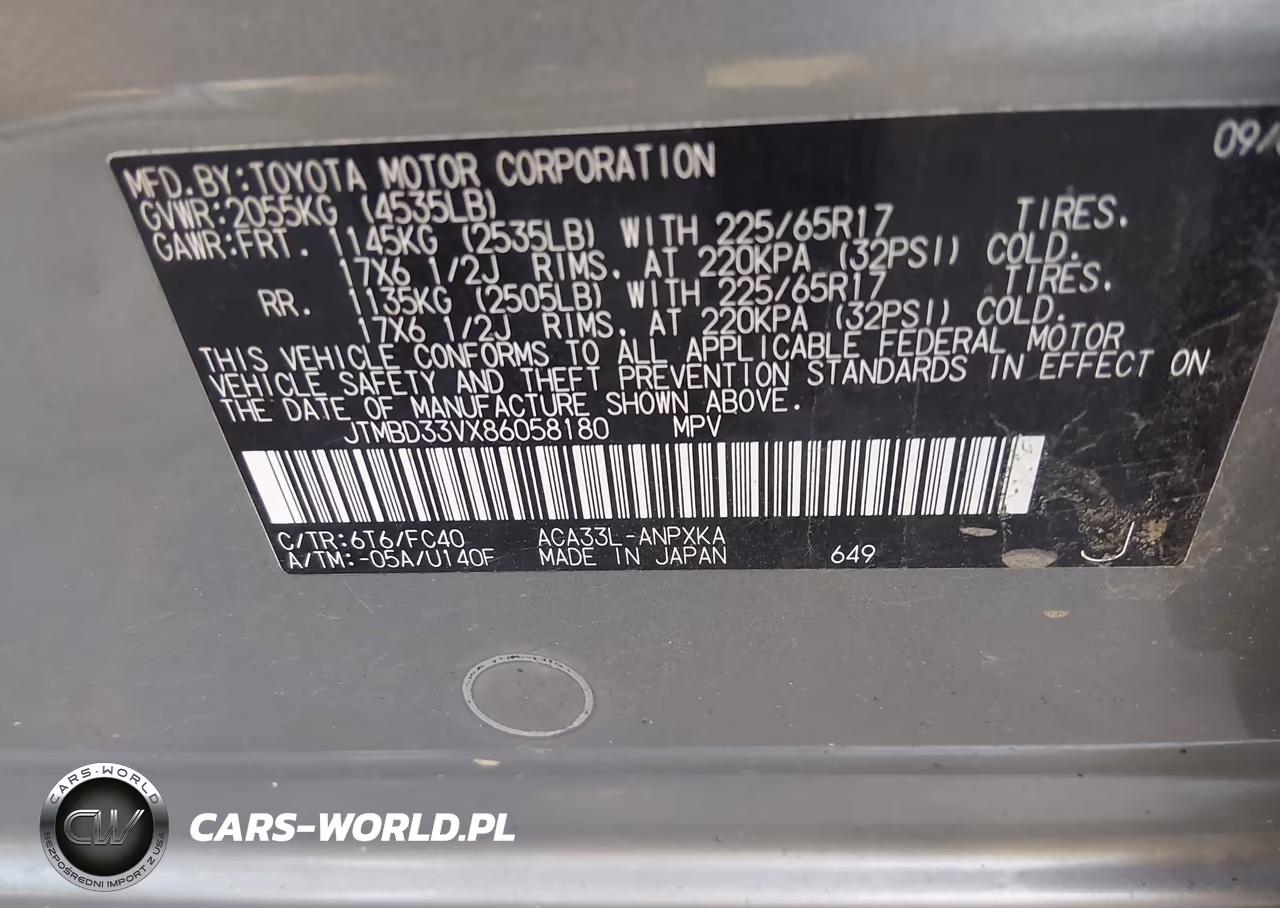 2008 Toyota Rav4 VIN:JTMBD33VX86058180 - 9