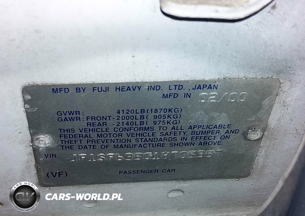 2001 Subaru Forester L VIN:JF1SF63501H705357 - 9