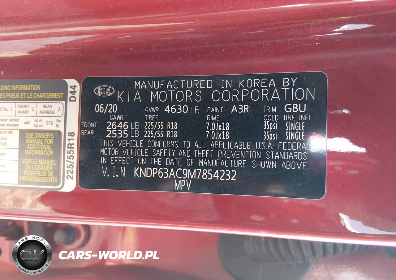 2021 Kia Sportage S VIN:KNDP63AC9M7854232 - 9