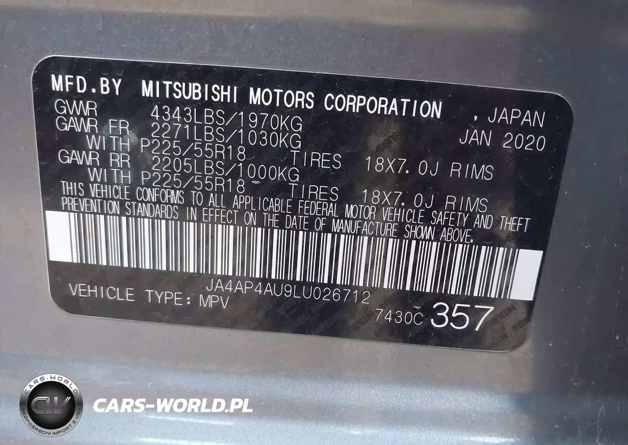 2020 Mitsubishi Outlander Sport 2.0 Se VIN:JA4AP4AU9LU026712 - 9
