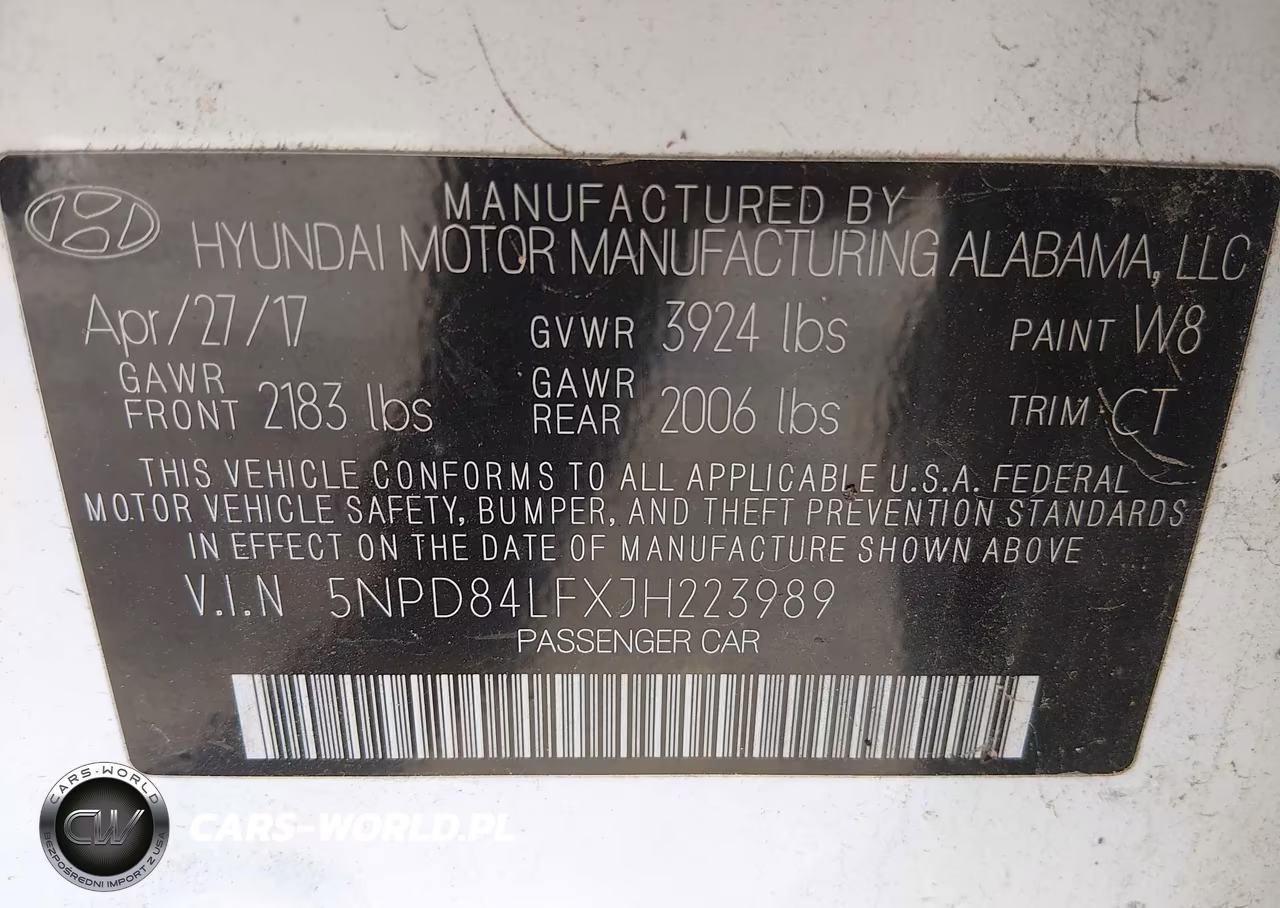 2018 Hyundai Elantra Sel VIN:5NPD84LFXJH223989 - 9