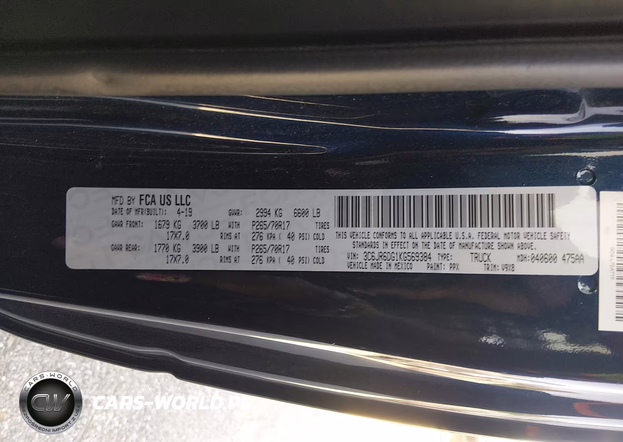 2019 Ram 1500 Classic Tradesman 4X2 8' Box VIN:3C6JR6DG1KG569384 - 9