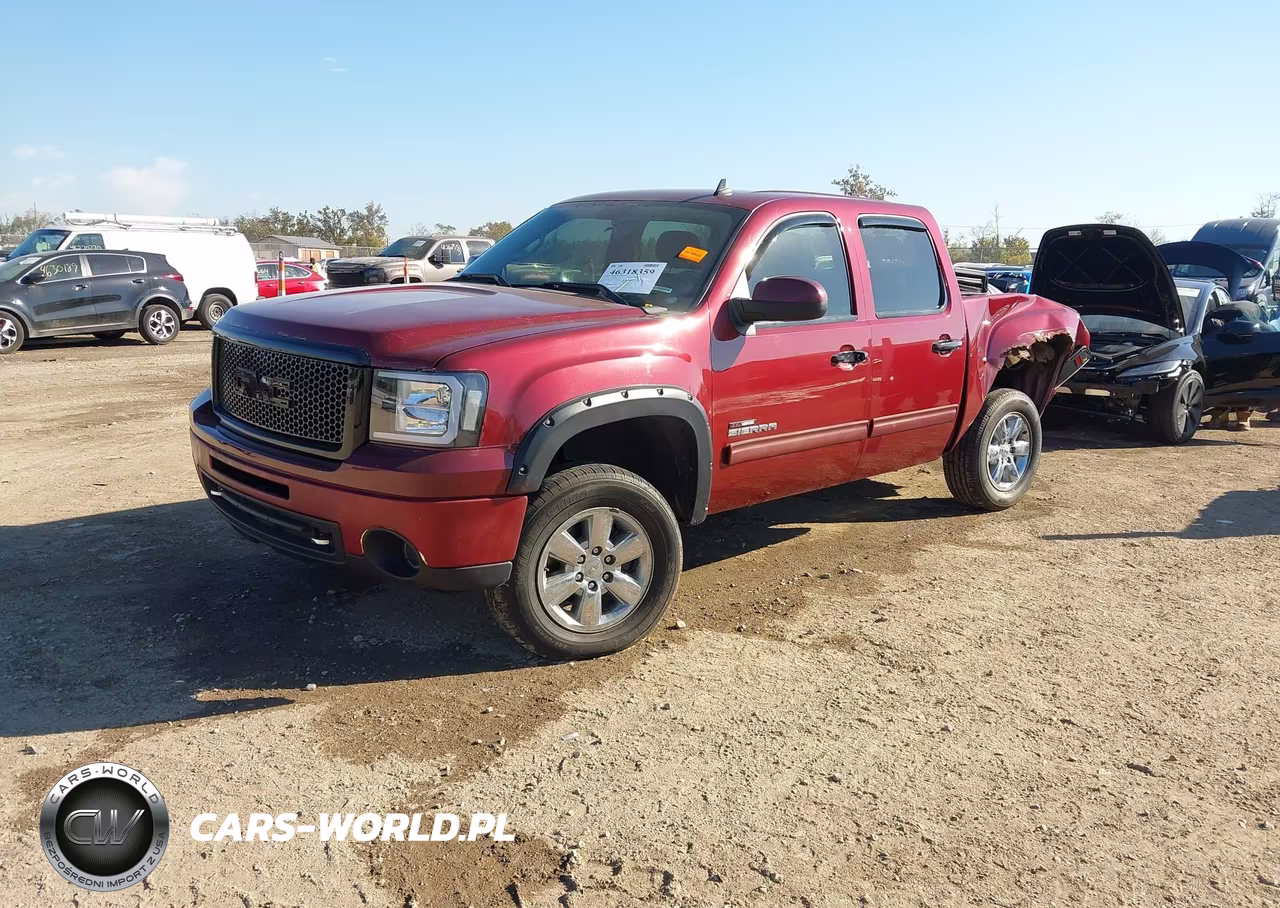 2013 GMC Sierra 1500 Sle VIN:3GTP2VE77DG237839 - 2