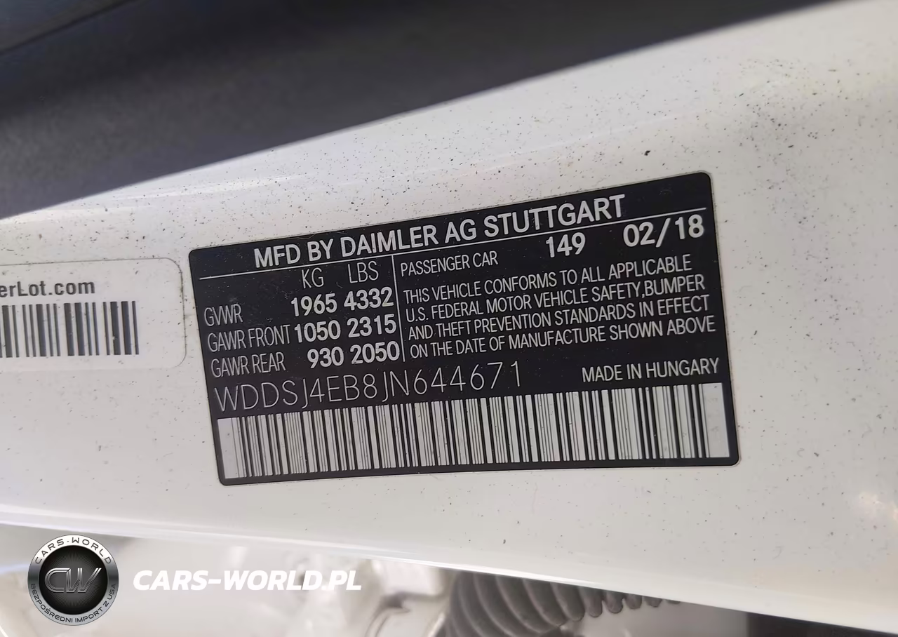 2018 Mercedes-Benz Cla 250 VIN:WDDSJ4EB8JN644671 - 9