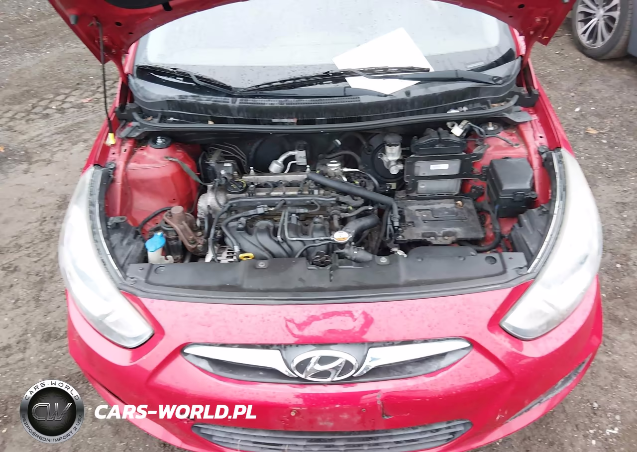 2013 Hyundai Accent Gls VIN:KMHCT4AE0DU376603 - 10