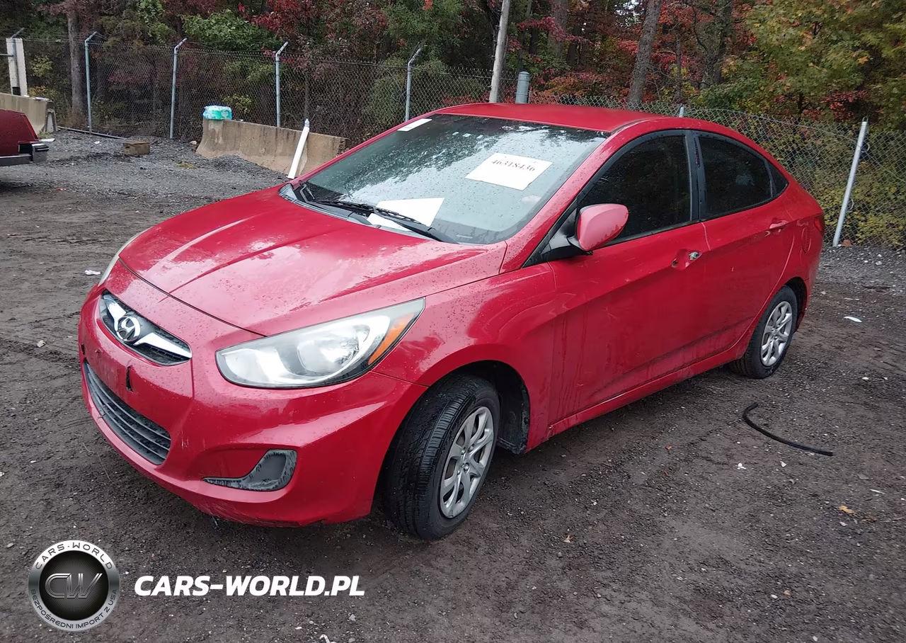 2013 Hyundai Accent Gls VIN:KMHCT4AE0DU376603 - 2