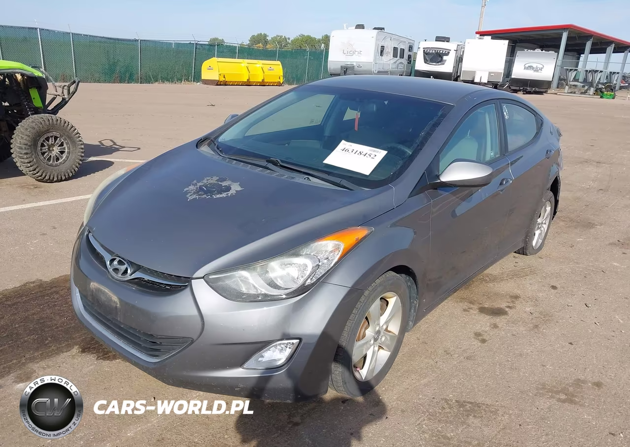 2012 Hyundai Elantra Gls VIN:5NPDH4AE5CH080785 - 2