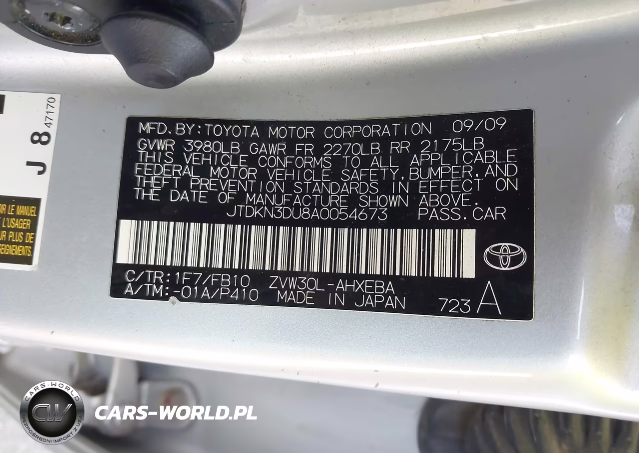 2010 Toyota Prius Iii VIN:JTDKN3DU8A0054673 - 9