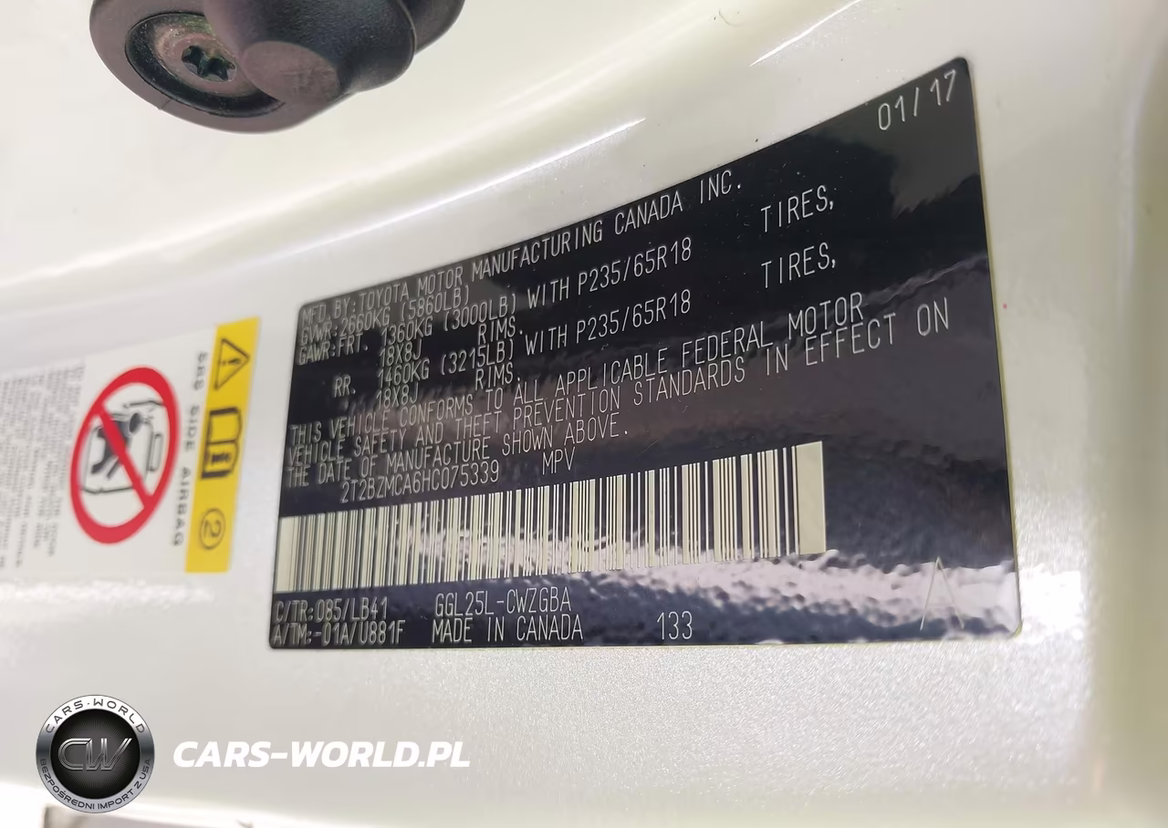 2017 Lexus Rx 350 VIN:2T2BZMCA6HC075339 - 9