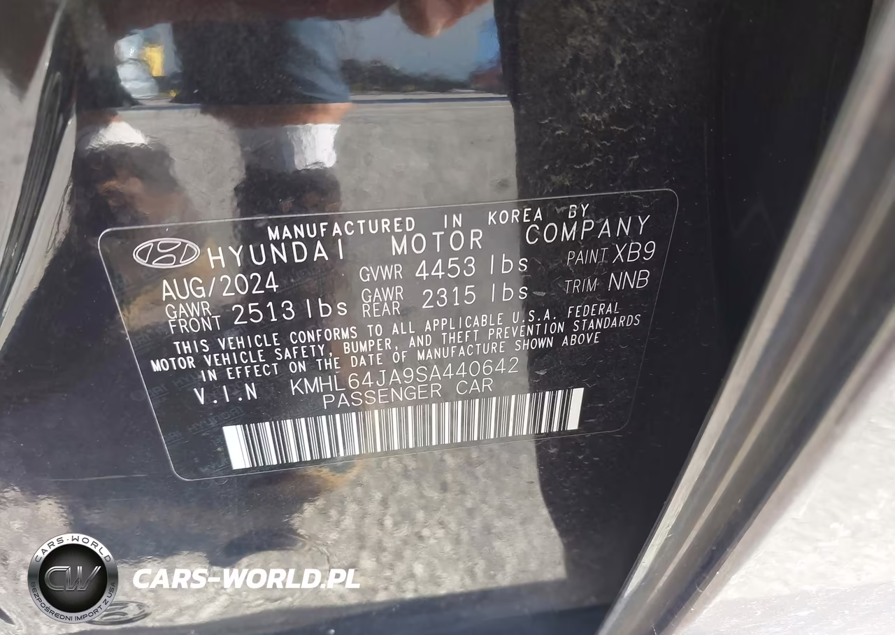 2025 Hyundai Sonata Sel VIN:KMHL64JA9SA440642 - 9