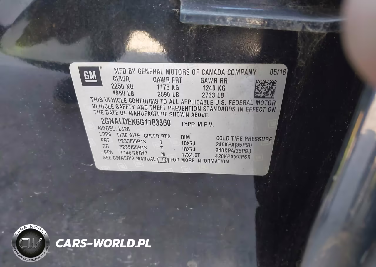 2016 Chevrolet Equinox Ltz VIN:2GNALDEK6G1183360 - 9