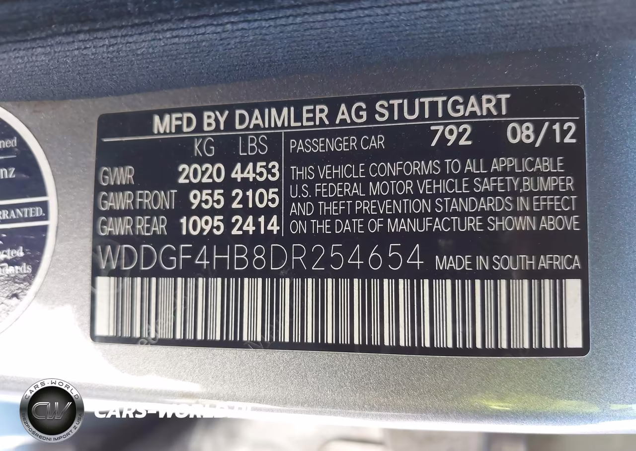 2013 Mercedes-Benz C 250 Sport VIN:WDDGF4HB8DR254654 - 9