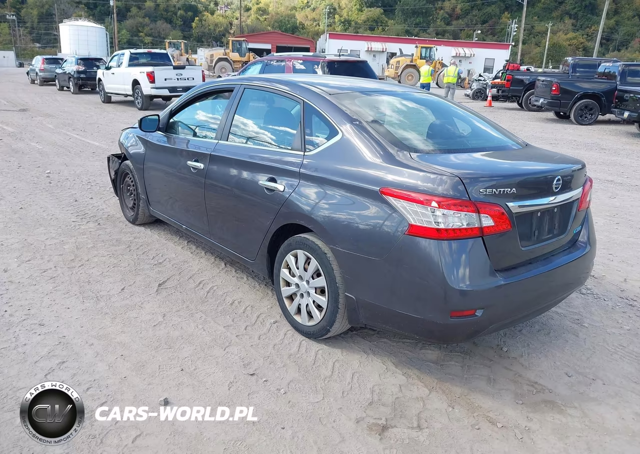 2013 Nissan Sentra Sv VIN:3N1AB7AP3DL787119 - 3