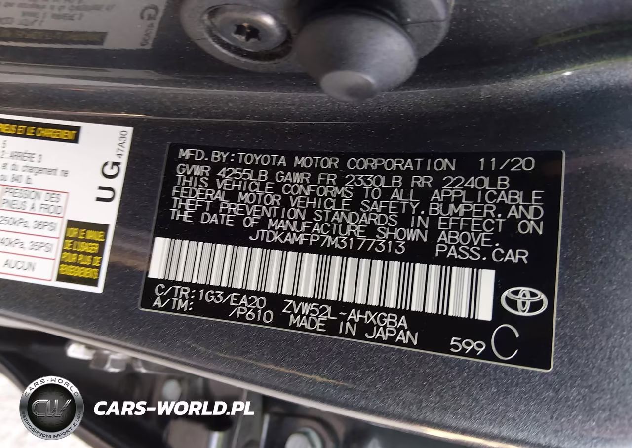 2021 Toyota Prius Prime Limited VIN:JTDKAMFP7M3177313 - 9