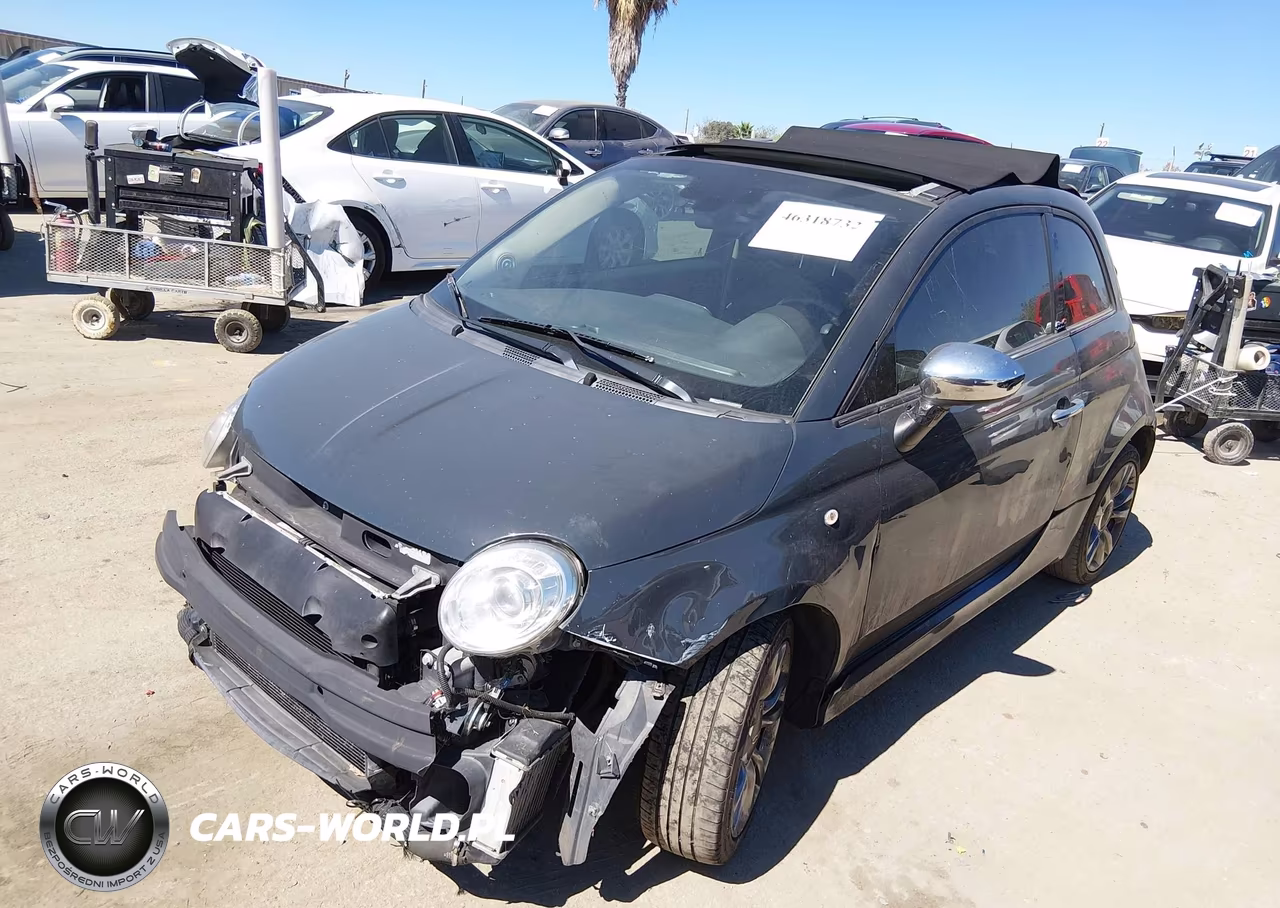 2018 Fiat 500C Lounge VIN:3C3CFFEH9JT257129 - 2