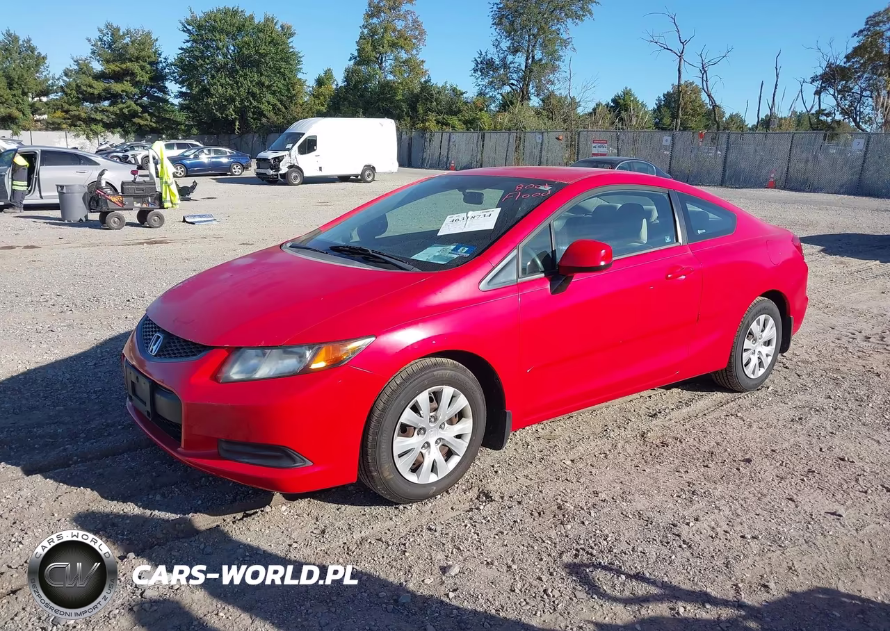 2012 Honda Civic Lx VIN:2HGFG3B53CH550519 - 2