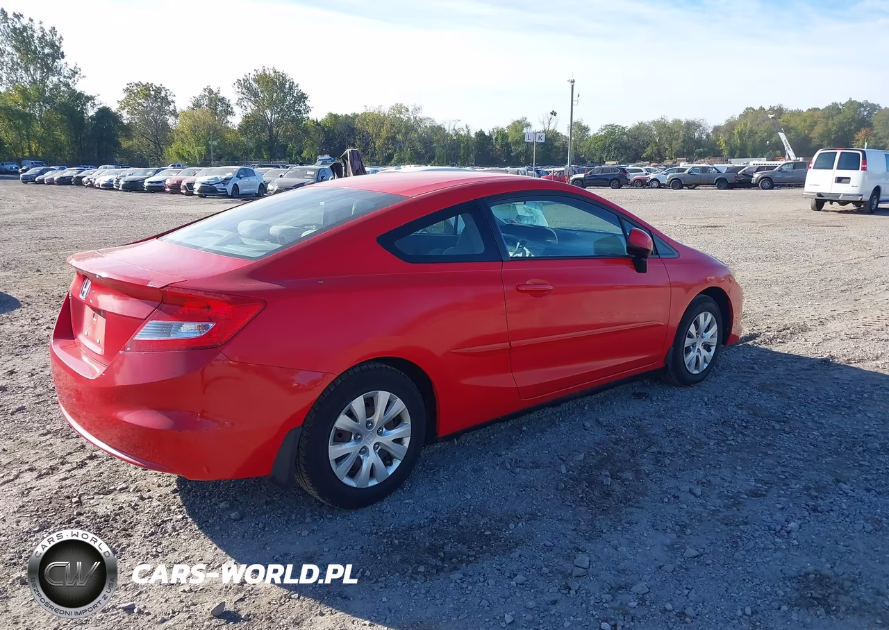 2012 Honda Civic Lx VIN:2HGFG3B53CH550519 - 4