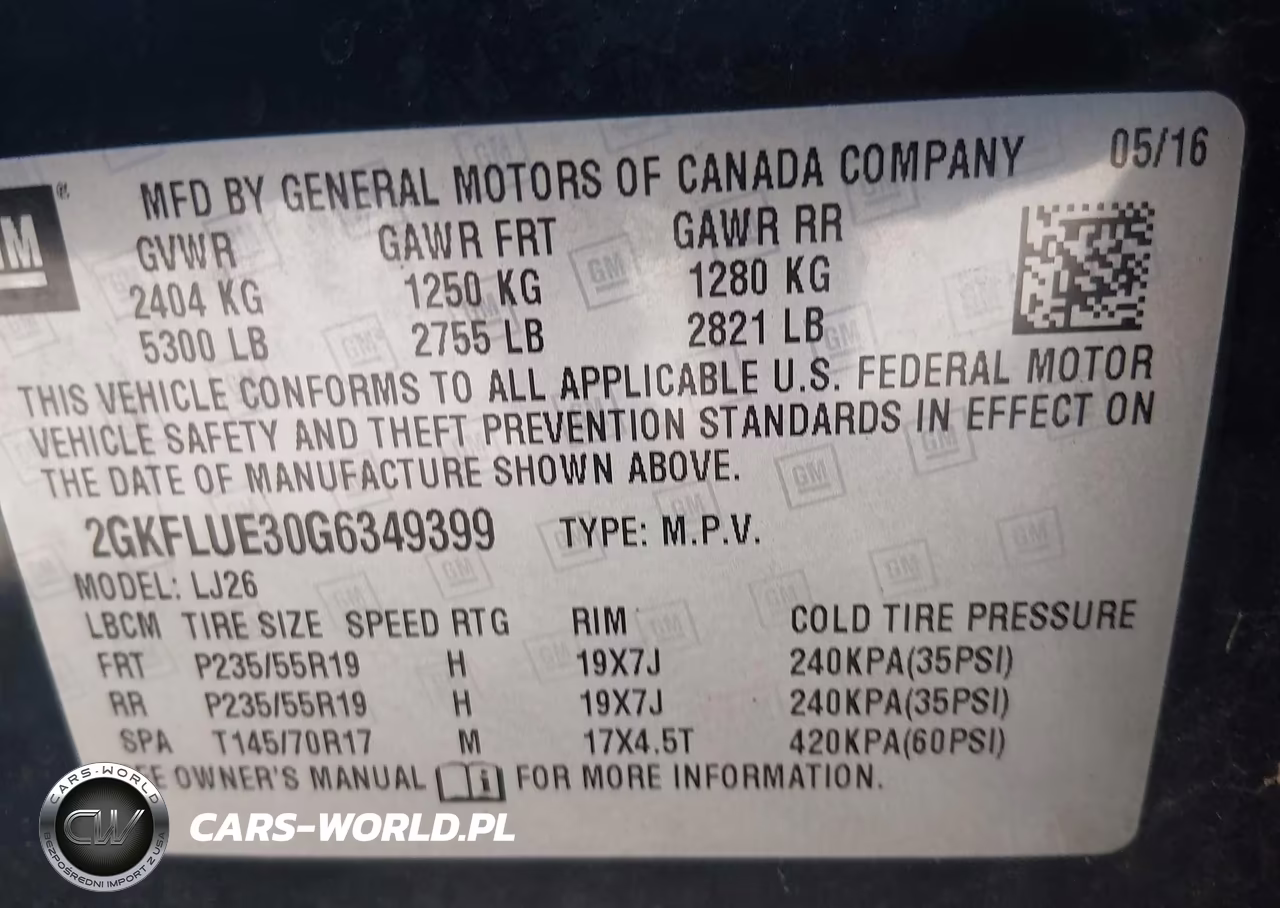 2016 GMC Terrain Slt VIN:2GKFLUE30G6349399 - 9