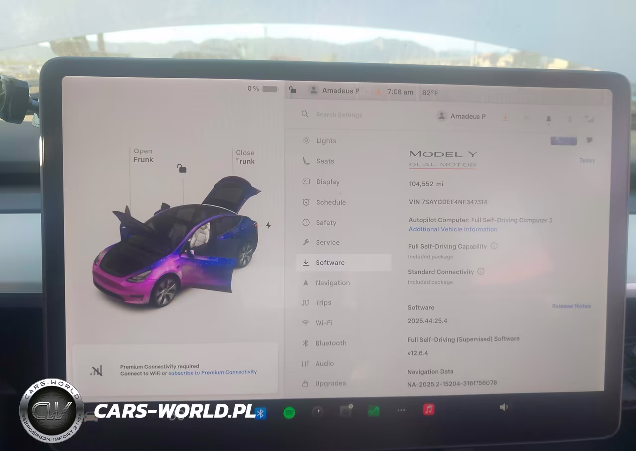 2022 Tesla Model Y Performance Dual Motor All-Wheel Drive VIN:7SAYGDEF4NF347314 - 7