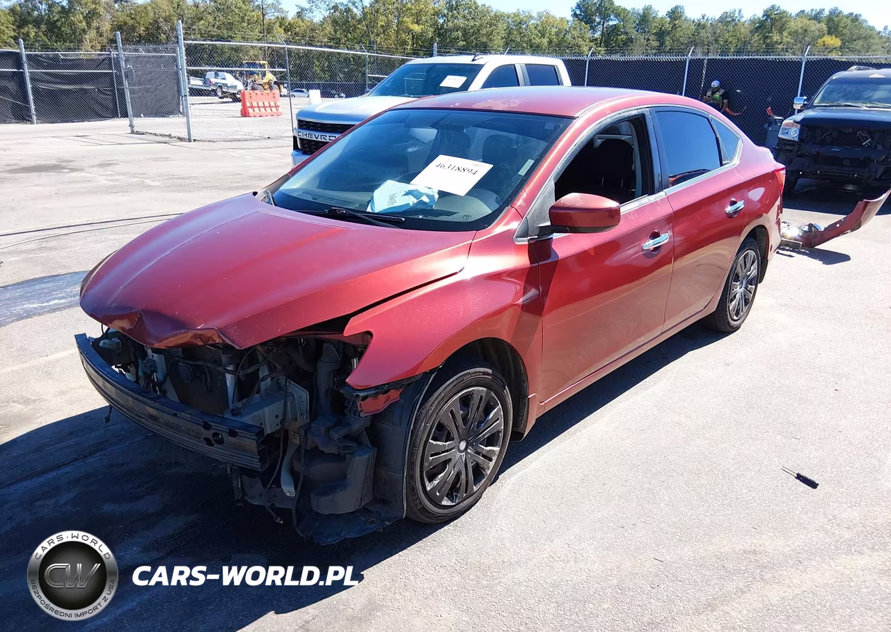 2017 Nissan Sentra Sv VIN:3N1AB7AP8HY261643 - 2