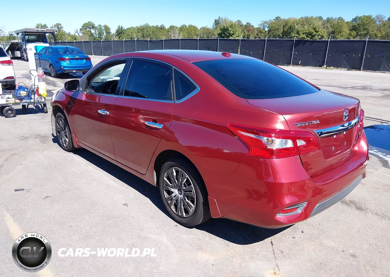 2017 Nissan Sentra Sv VIN:3N1AB7AP8HY261643 - 3