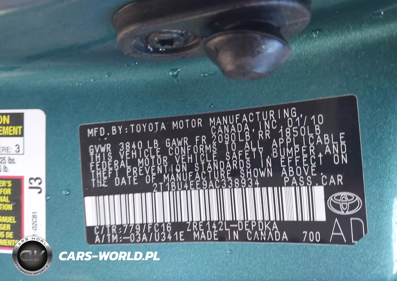 2010 Toyota Corolla Le VIN:2T1BU4EE9AC338934 - 9