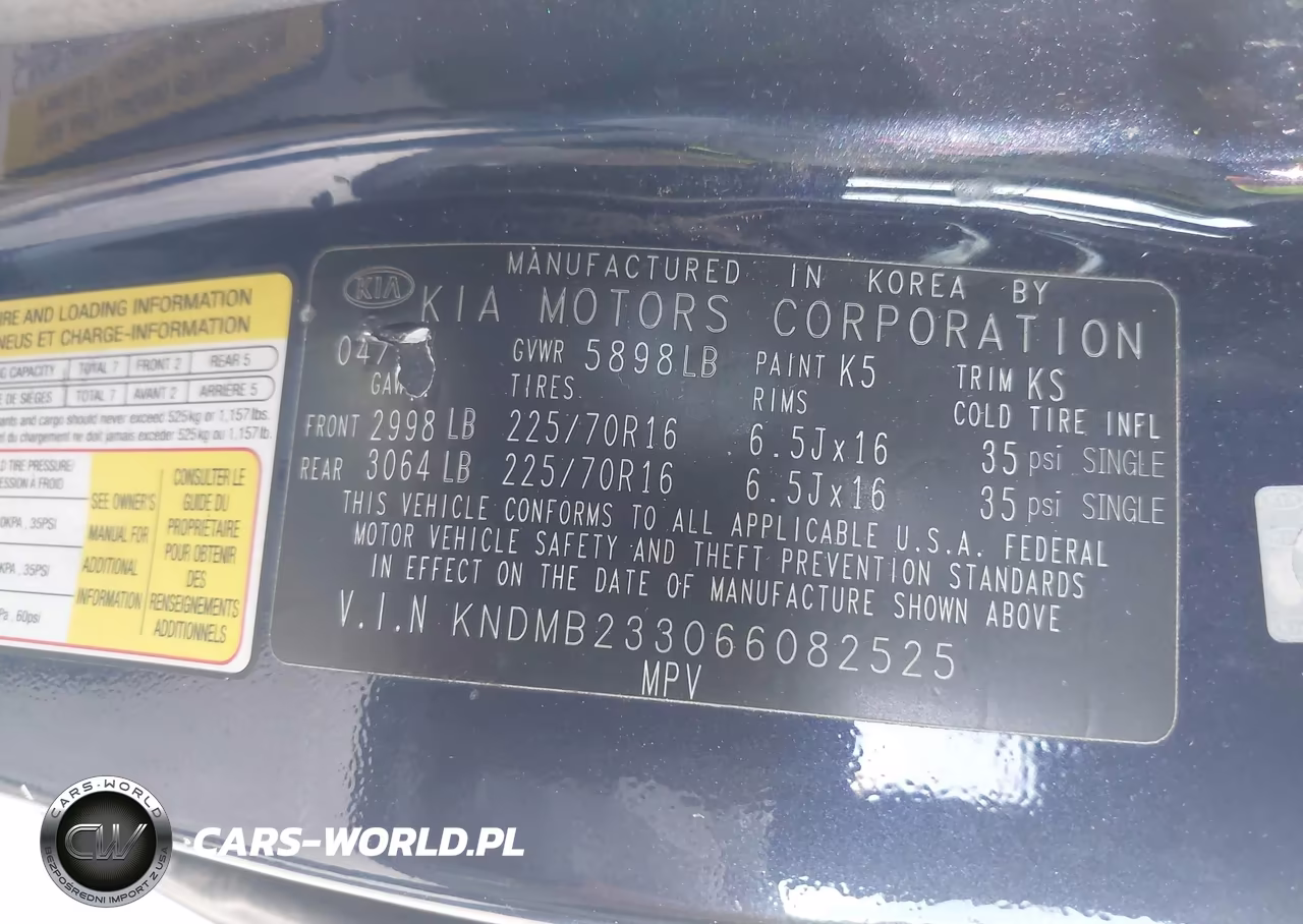 2006 Kia Sedona Ex-Lx VIN:KNDMB233066082525 - 9