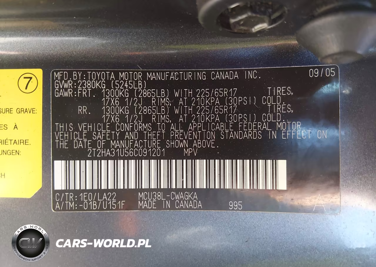 2006 Lexus Rx 330 Base VIN:2T2HA31U56C091201 - 9