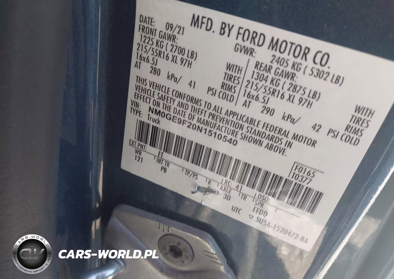 2022 Ford Transit Connect Xlt VIN:NM0GE9F20N1510540 - 9