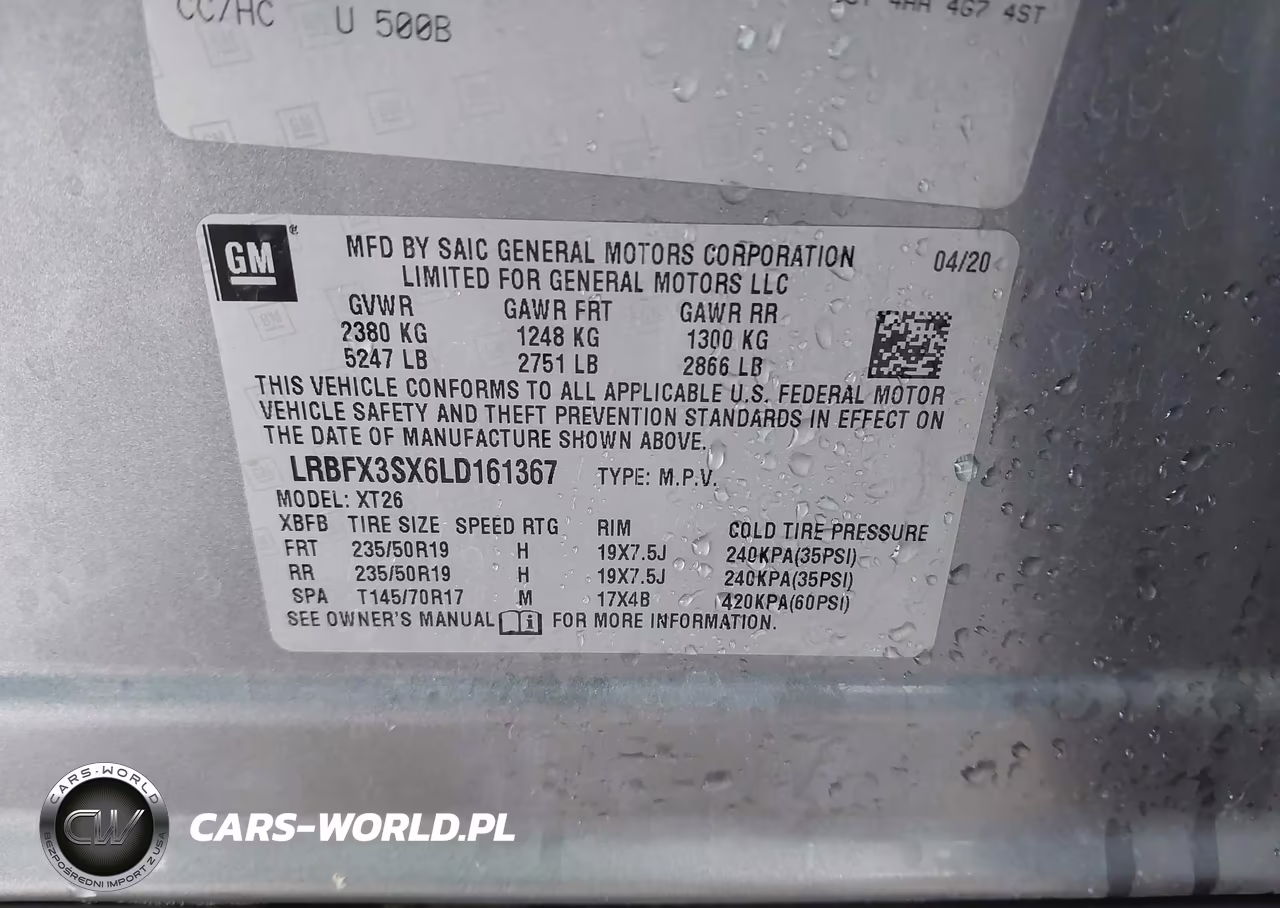 2020 Buick Envision Awd Premium I VIN:LRBFX3SX6LD161367 - 9