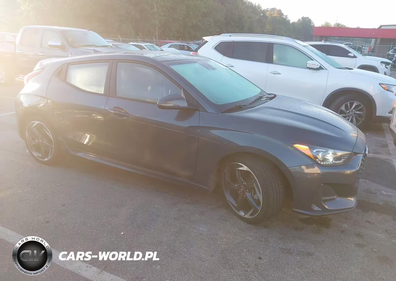 2019 Hyundai Veloster Turbo VIN:KMHTH6AB6KU009205 - 1
