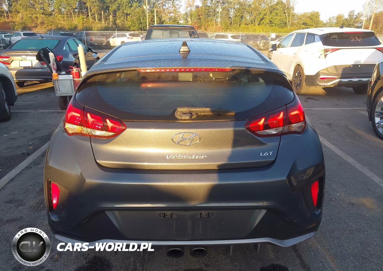 2019 Hyundai Veloster Turbo VIN:KMHTH6AB6KU009205 - 16