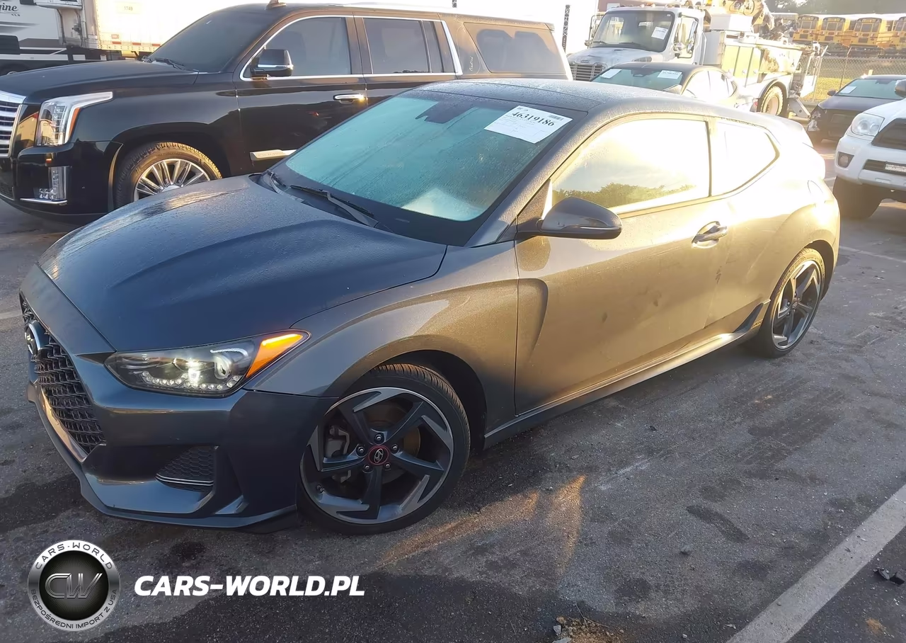 2019 Hyundai Veloster Turbo VIN:KMHTH6AB6KU009205 - 2