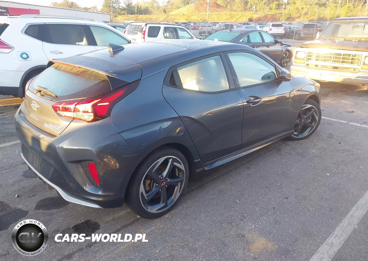 2019 Hyundai Veloster Turbo VIN:KMHTH6AB6KU009205 - 4