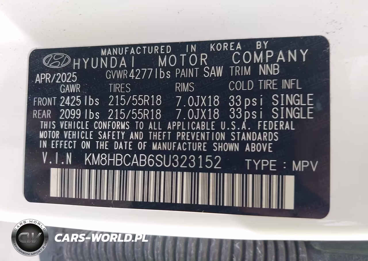 2025 Hyundai Kona Sel VIN:KM8HBCAB6SU323152 - 9