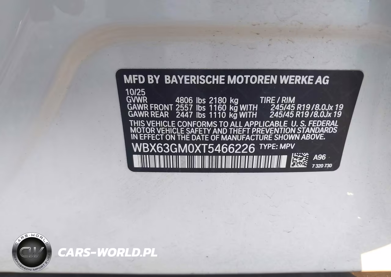 2026 BMW X2 xDrive28I VIN:WBX63GM0XT5466226 - 9