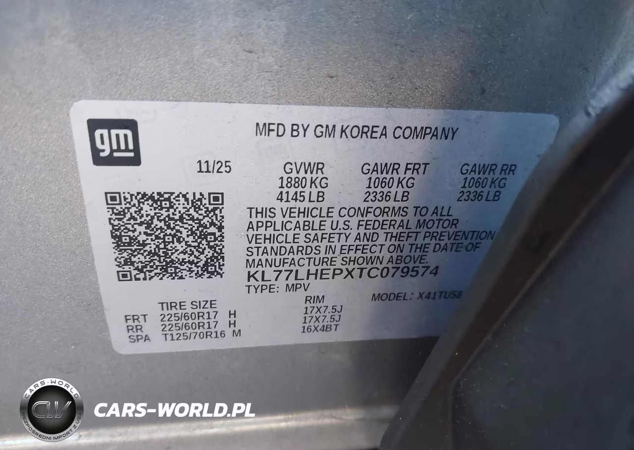 2026 Chevrolet Trax Fwd Lt VIN:KL77LHEPXTC079574 - 9