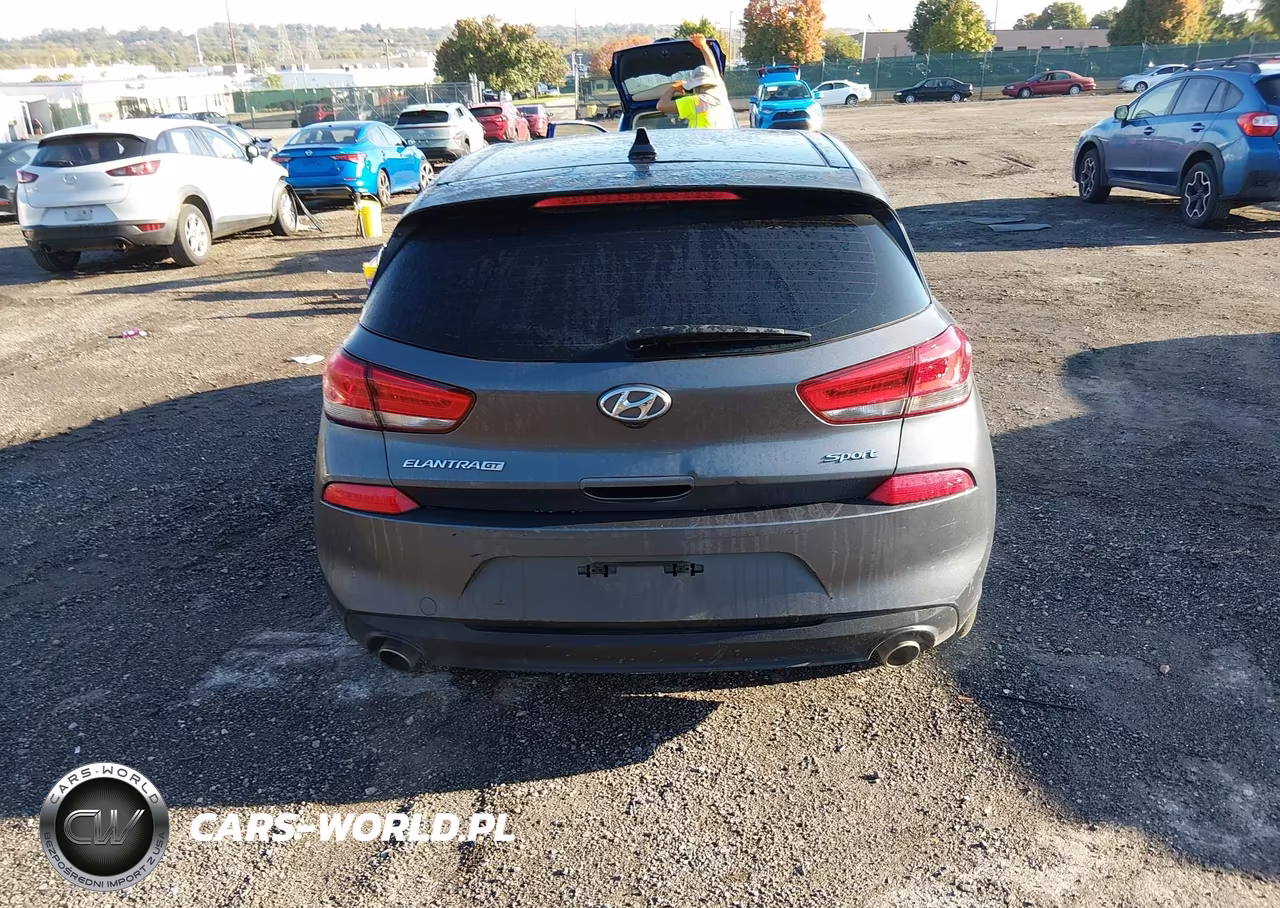 2018 Hyundai Elantra Gt Sport VIN:KMHH55LC5JU077007 - 16