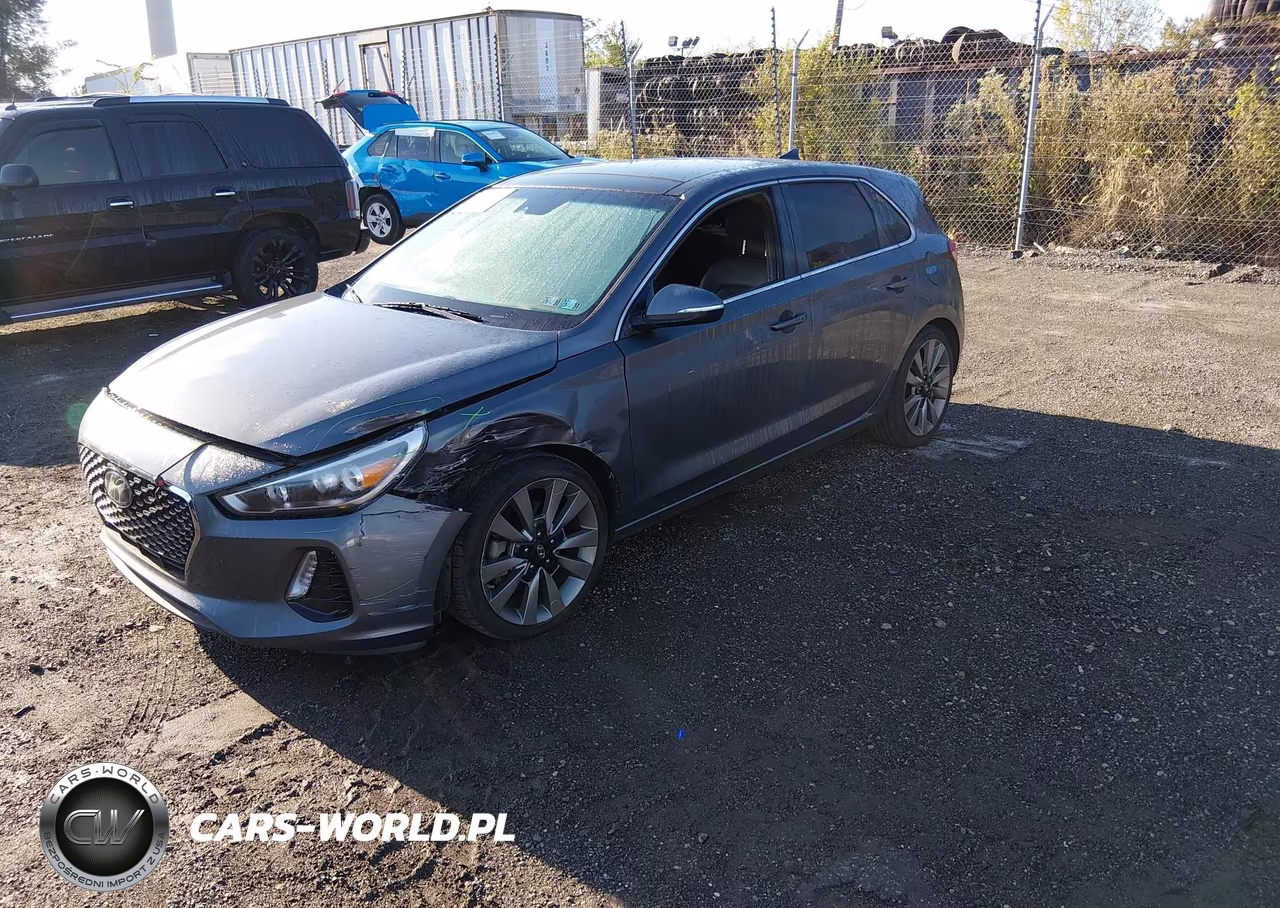 2018 Hyundai Elantra Gt Sport VIN:KMHH55LC5JU077007 - 2