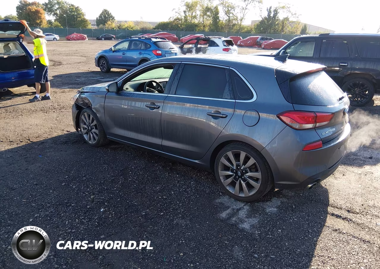 2018 Hyundai Elantra Gt Sport VIN:KMHH55LC5JU077007 - 3
