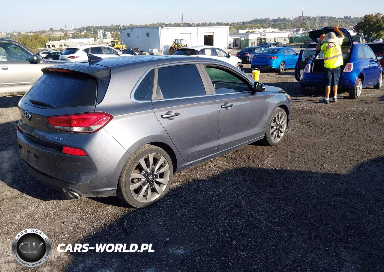 2018 Hyundai Elantra Gt Sport VIN:KMHH55LC5JU077007 - 4