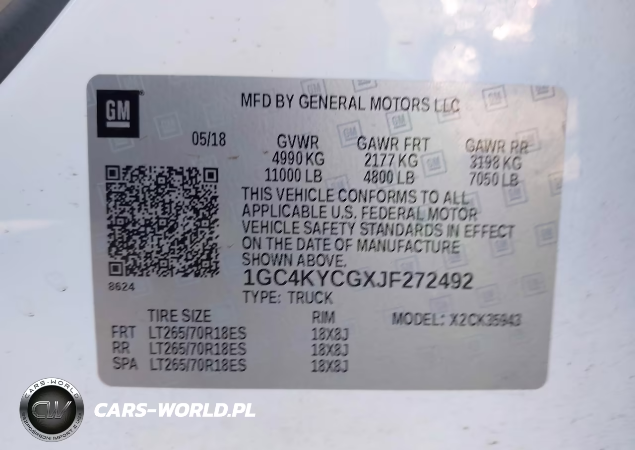 2018 Chevrolet Silverado 3500Hd Wt VIN:1GC4KYCGXJF272492 - 9