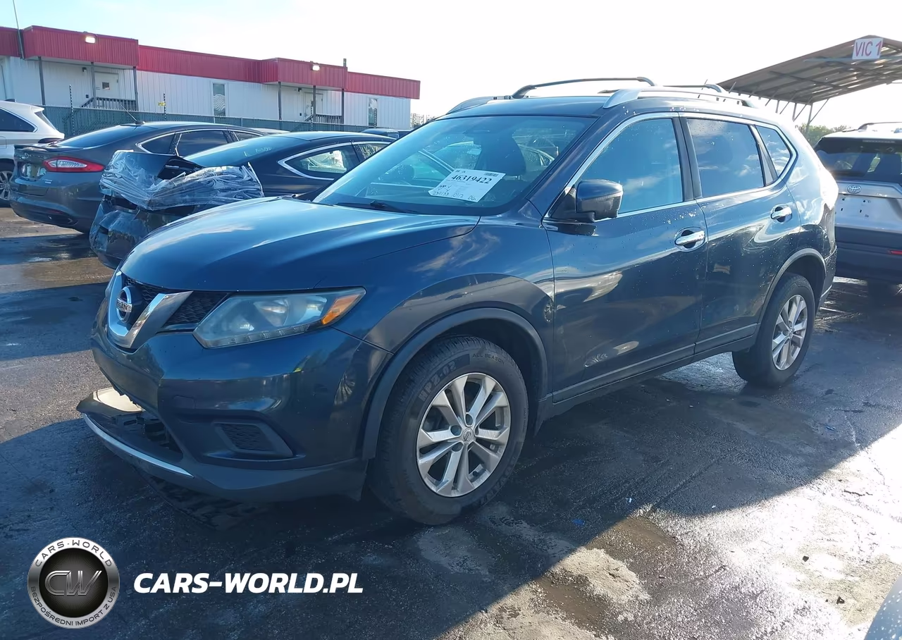 2016 Nissan Rogue Sv VIN:KNMAT2MV8GP728535 - 2